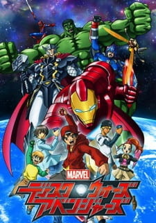 постер к аниме Войны Марвел: Мстители